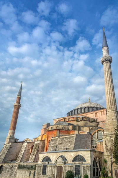 Kostel Hagia Sophia Mešita Nyní Muzeum Istanbulu Venkovní Pohled Výhled — Stock fotografie