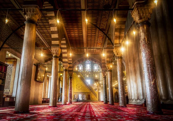 Interior design of the Sultanahmet Mosque the Blue Mosque in Istanbul, Turkey