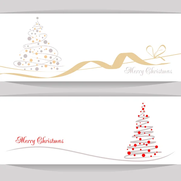 Vector header Christmas Background — Stock Vector