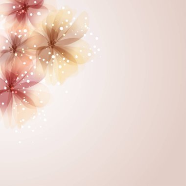 Çiçekli vektör arkaplanı