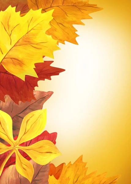 Contexto das folhas de outono — Fotografia de Stock