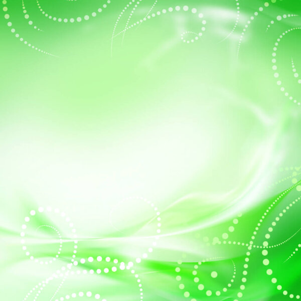 Delicate green background with pattern