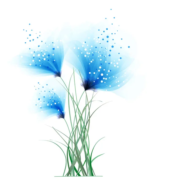 パステルの花のベクトル背景 — ストックベクタ