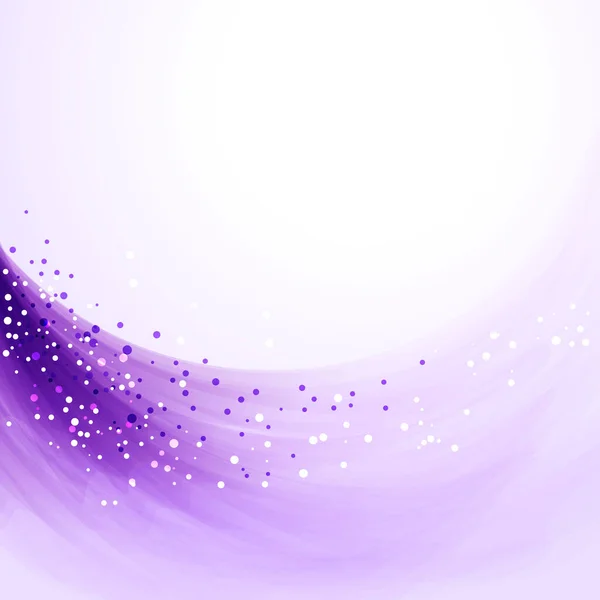 Fond Vectoriel Avec Onde Violette Spe Contient Des Objets Transparents — Image vectorielle