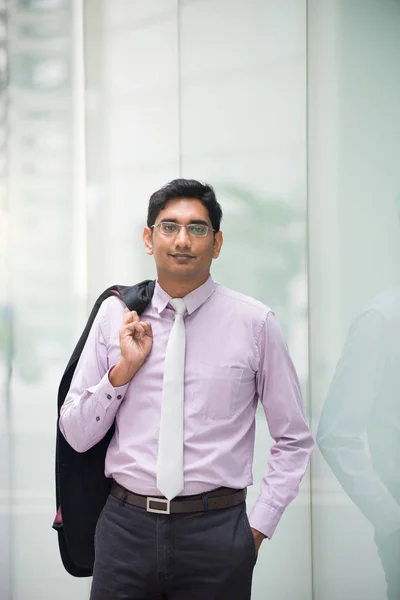 Indian businessman outdoor — Stock Photo, Image