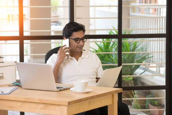 Indian male working at office — Stock Photo, Image