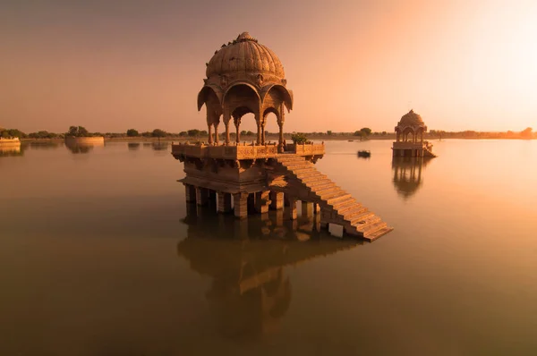 Gadi sagar templo de Rajasthan — Fotografia de Stock