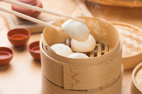 Chinese bao popular dim sum — Stock Photo, Image