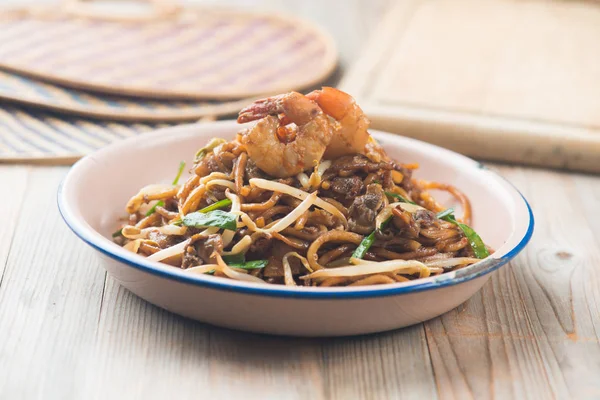 Fried Penang Char Kuey Teow — Stock Photo, Image