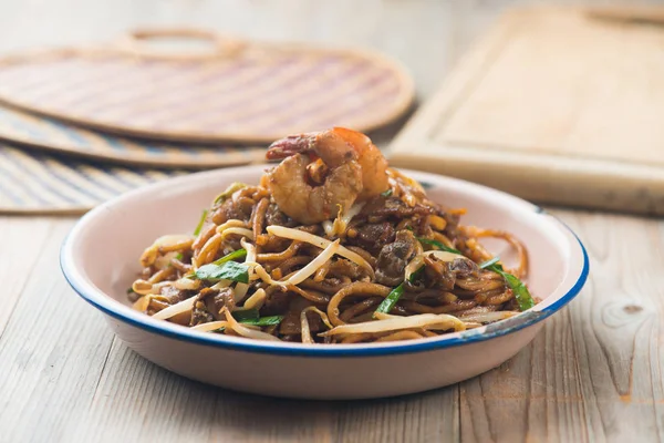 Fried Penang Char Kuey Teow — Stock Photo, Image