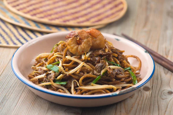 Fried Penang Char Kuey Teow — Stock Photo, Image