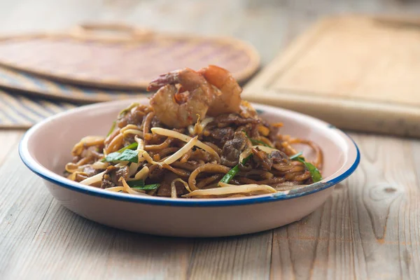 Fried Penang Char Kuey Teow — Stok fotoğraf