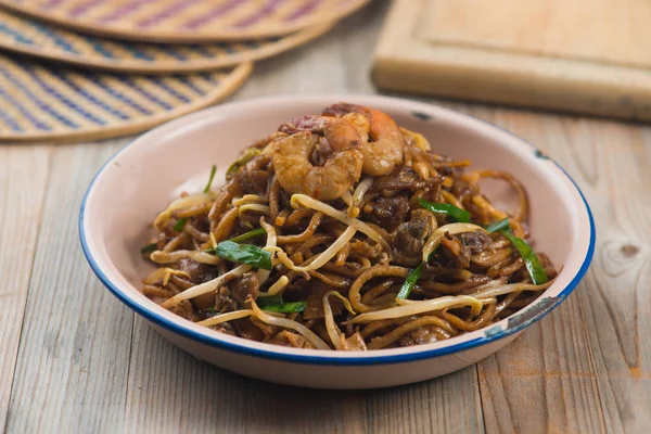 Fried Penang Char Kuey Teow — Stock Photo, Image