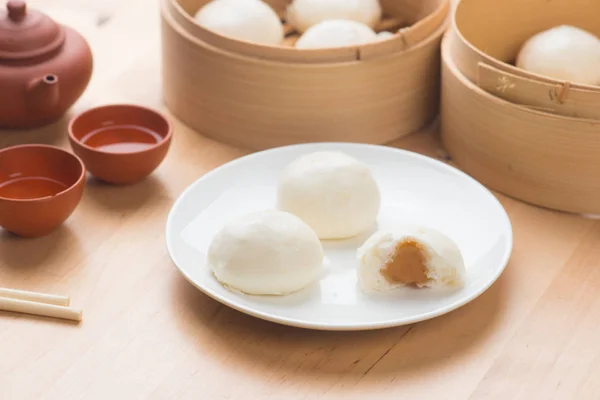 Makanan Cina yang populer bao — Stok Foto