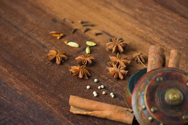Asijské aromatické koření — Stock fotografie
