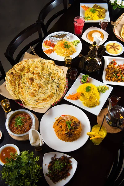 Különböző arab élelmiszerek — Stock Fotó