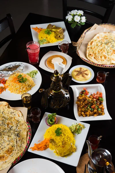 Berbagai makanan arab — Stok Foto