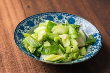 Çin heyecan kızartma pırasa