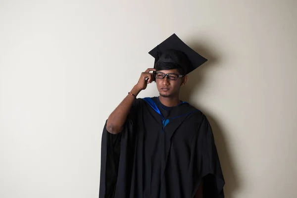 Indian male graduate — Stock Photo, Image