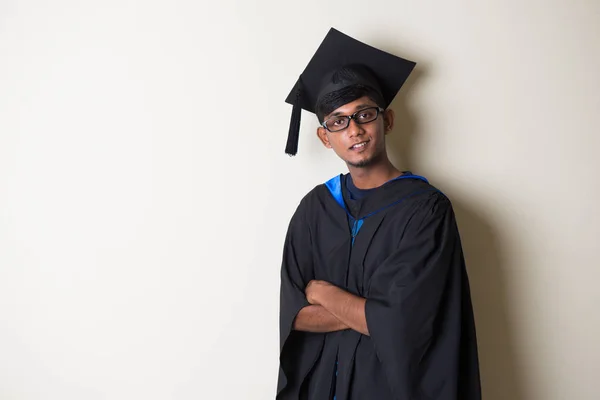 Indian male graduate — Stock Photo, Image