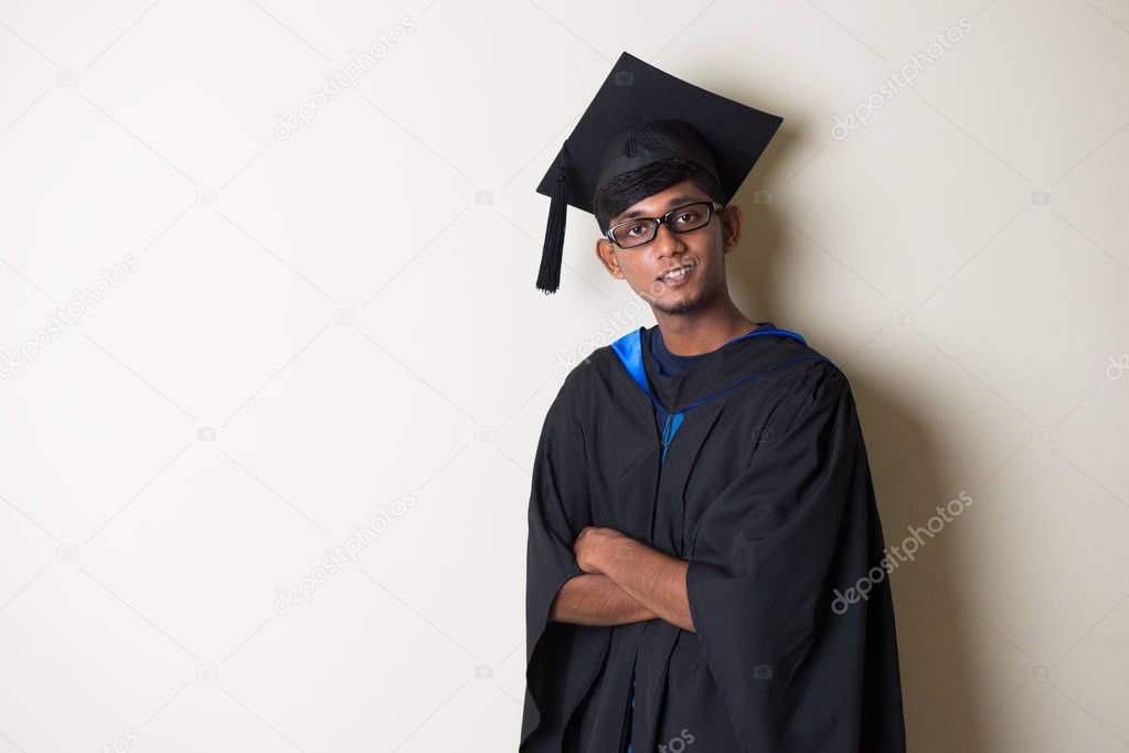 indian male graduate 