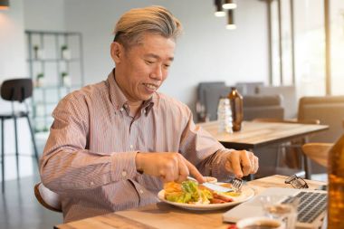 Kahvaltı iş adamı