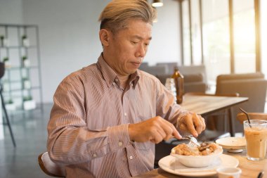 Kahvaltı iş adamı