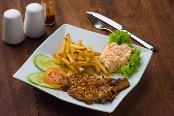 Steak ayam dengan keju — Stok Foto