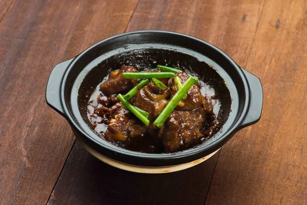 Delicioso guisado de porco — Fotografia de Stock