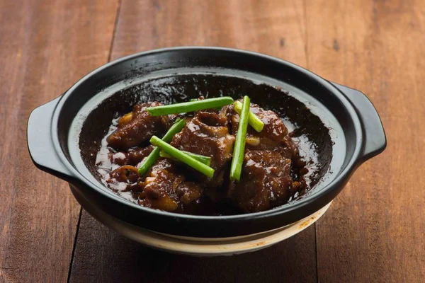 Delicioso guisado de porco — Fotografia de Stock