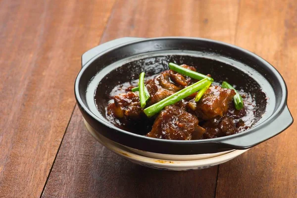 Delicioso guisado de porco — Fotografia de Stock