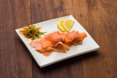 lezzetli somon füme