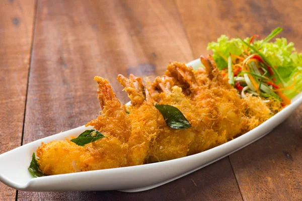 Fried butter prawns — Stock Photo, Image