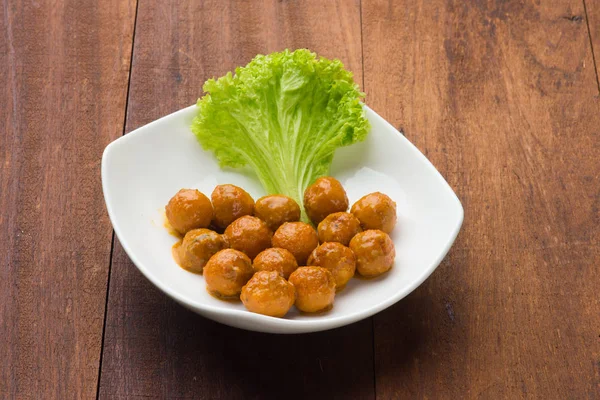 Curry fish balls — Stock Image Curry fish balls Royalty Free Stock Images