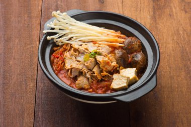 lezzetli kimchi çorbası 