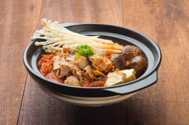 lezzetli kimchi çorbası 