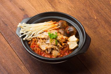 lezzetli kimchi çorbası 