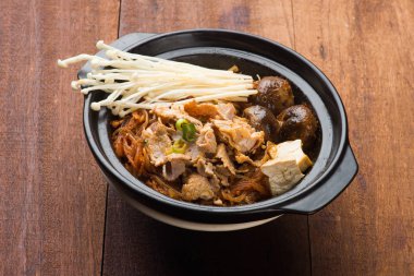 lezzetli kimchi çorbası 