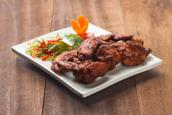 Deep fried chicken wings — Stock Photo, Image