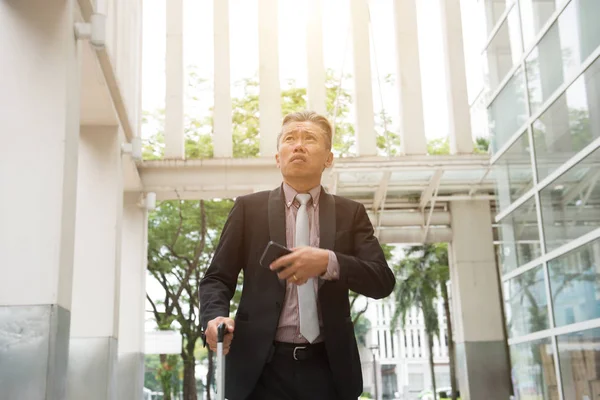 Cep telefonu kullanan iş adamı