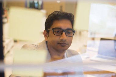 Yakışıklı Hintli işadamı