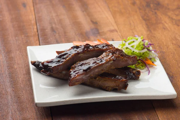 Costillas de cerdo barbacoa — Foto de Stock