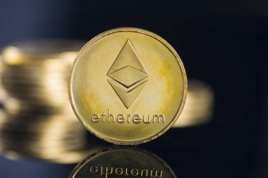ethereum Kripto para birimi yakın çekim 