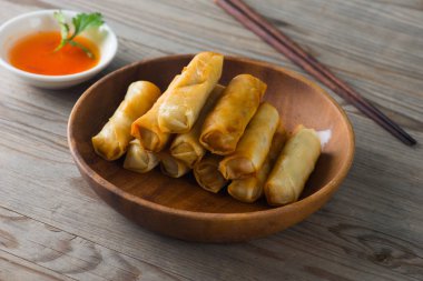 derin yağda kızartılmış bahar rulo, popia