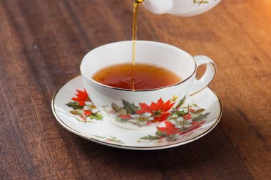 çay çaydanlık ile yakın çekim 