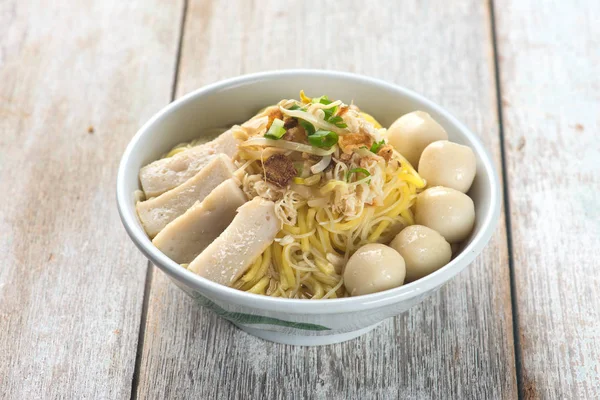 Klare Suppe Nudeln Asiatischen Stil — Stockfoto