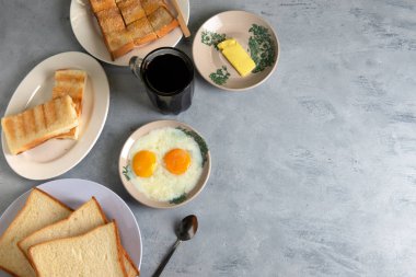 tipik Malezya kahvaltısı nanyang mutfağı