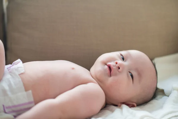 Mignon Asiatique Bebe Vue Generation Stock Photo