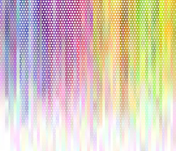 Bunte Vektorstreifen Farbverlauf Hintergrund Mit Punkten Farbverlauf Halbton — Stockvektor