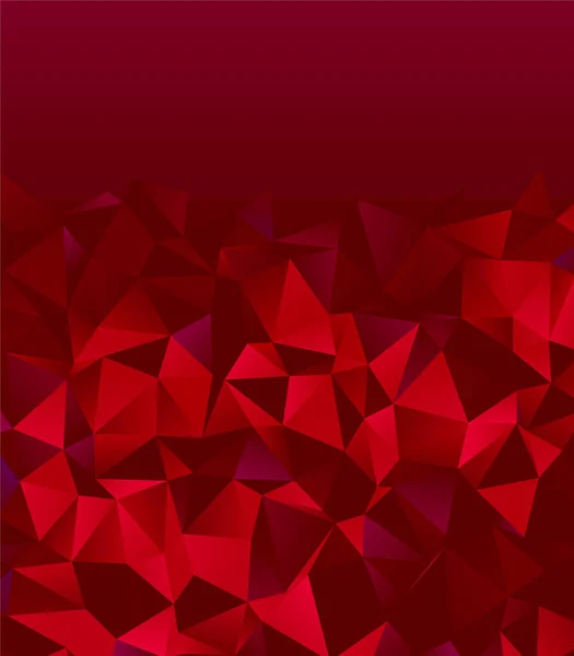 Triangles Rouges Pierres Précieuses Texturé Baclground — Image vectorielle